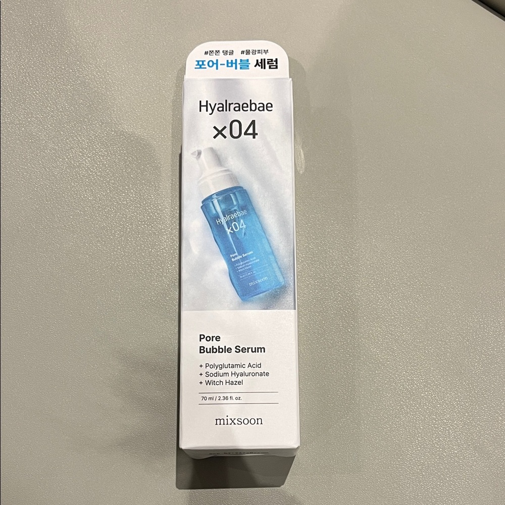 BNIB MIXSOON Hyalraebae x04 Pore Bubble Serum - Blue